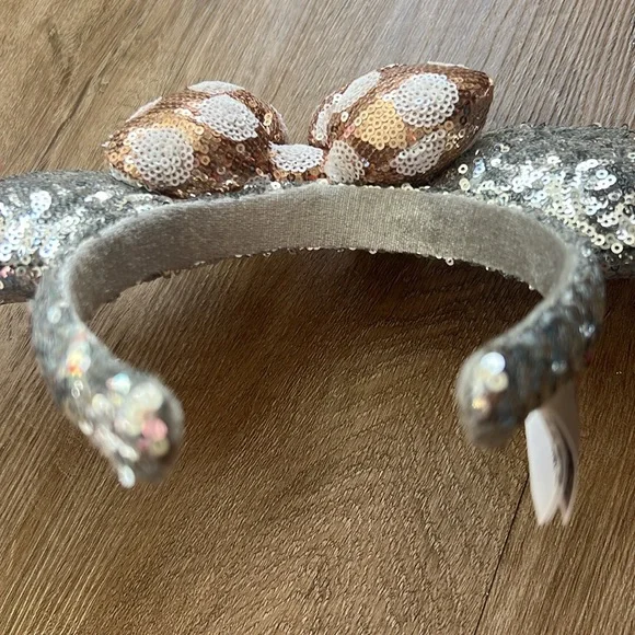 Disney Parks Minnie Mouse Ears Classic Polka Dot Sequin Headband - Picture 10 of 13